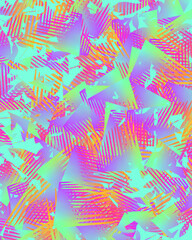 Seamless abstract rainbow  color gradation textured illustration for wallpaper background