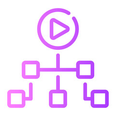 organization gradient icon