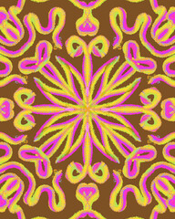 Seamless abstract rainbow  color gradation textured illustration for wallpaper background