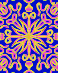 Seamless abstract rainbow  color gradation textured illustration for wallpaper background