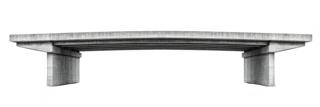 Bridge construction project urban area architectural design concrete structure aerial view modern engineering techniques for urban development