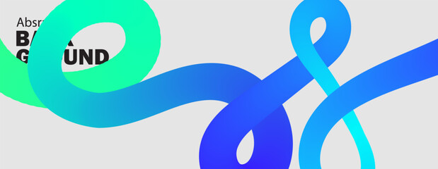 Wavy shape with Colorful Gradient. Modern Vector illustration. eps 10