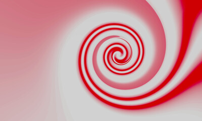 red and white spiral