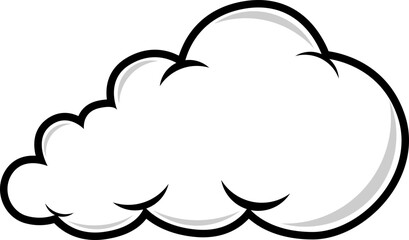 Cartoon Comic Cloud Illustration