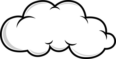 Cartoon Comic Cloud Illustration