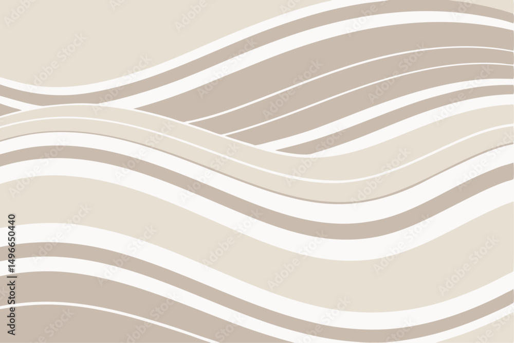 Poster seamless minimalist line art background vector illustration. simple abstract continuous linear patte