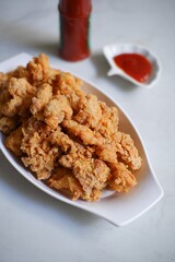 Crispy fried chicken 