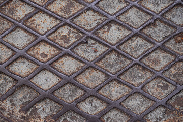 Rusty metal platec texture background