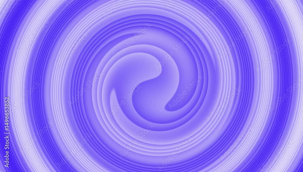 Aufkleber blue curve waves abstract motion background 4k animated looping