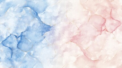 Abstract Marble Texture: A Pastel Dream in Blue and Pink
