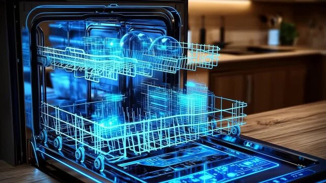 Dishwasher rack X-ray