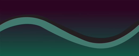 Abstract background with a gradient of dark green and maroon. The background features smooth, flowing curves in green and maroon. Minimal abstract wavy gradient vector background