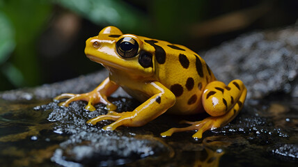 Panamanian Golden Frog closeup