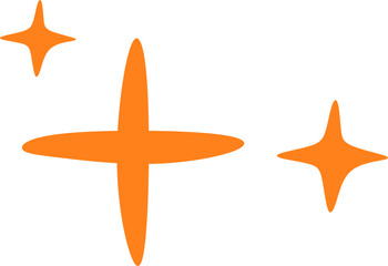 Obraz premium Hand Drawn Sparkle Vector