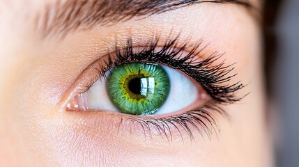 Obraz premium Green Eye Close Up