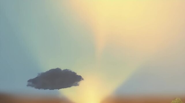 Illustration of a stormy cloud hovering above a human head with sunlight breaking through, symbolizing depression and the journey toward mental recovery

