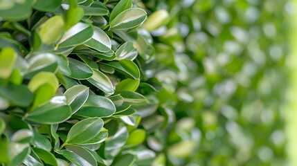 Obraz premium Green Leaves Close-up Detail