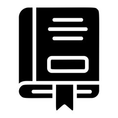 Education book Solid Icon
