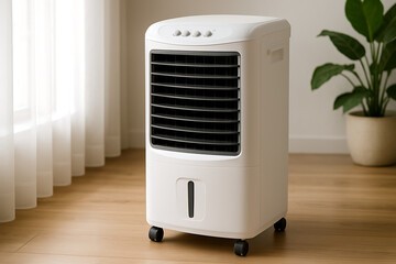 Air cooler technology used to cool a room without reaching the chill of an AC.