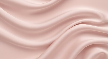 Abstract image of draped light pink silk fabric