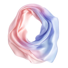 Elegant Cooling Wrap with a Smooth Luxurious Fabric Isolated on Transparent Background