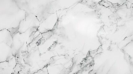 Fototapeta premium Close-up view of natural grey marble stone texture with intricate veining patterns, showcasing elegant organic lines and smooth surface. Perfect for interior design, architectural, 