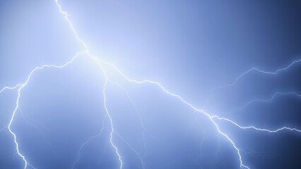 lightning in the night sky