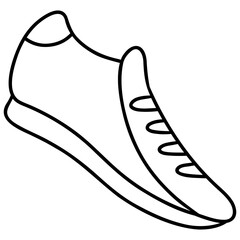 shoe footwear vector icon