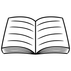 open book vector icon