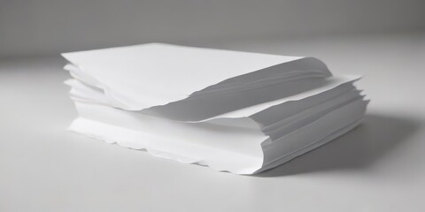 Crisp white paper, perfect for layering; subtle shine , minimal, cream background