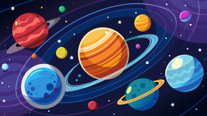 Cosmic Wonders. A Vibrant Journey Through the Solar System