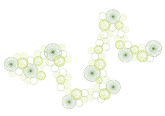 architecture drawing plant tree top view plan greenery vegetation vector. design nature architectural landscape set element illustration bush garden flora sapling minimal. architect isolated.
