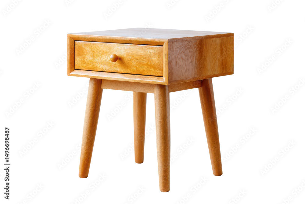 Poster a sleek and compact wooden drawer cabinet with a clean minimalist design perfect for use as a nights