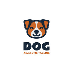 Dog Mascot Logo Design Template