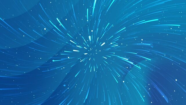 blue linear gradient dots create a modern and funky design on a blue background suitable for digital backgrounds or abstract concepts.