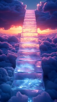 sunset over the sea