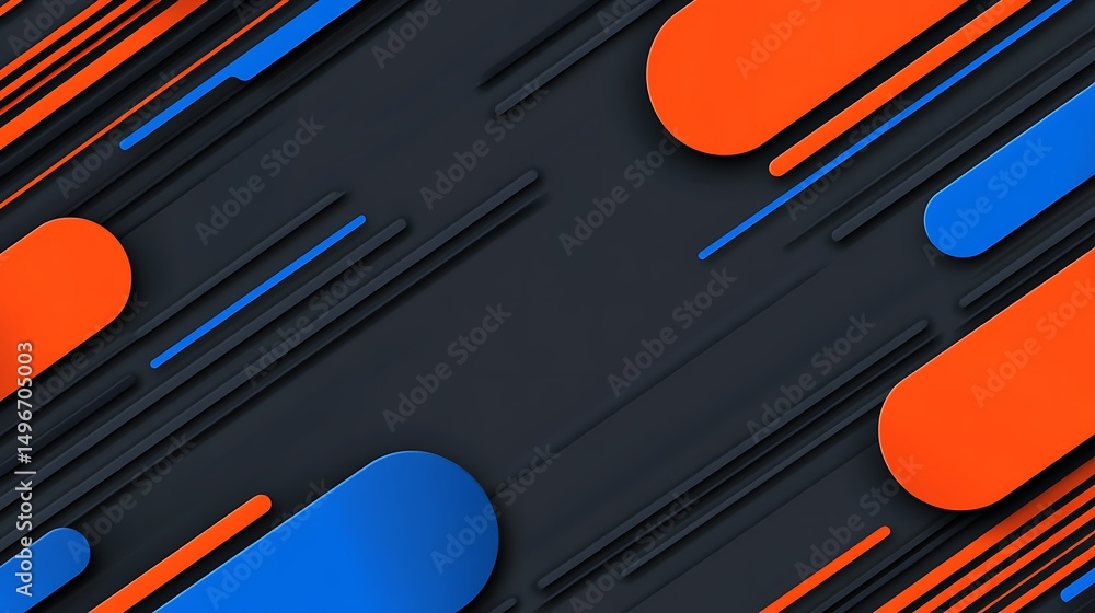 Poster abstract diagonal lines background.