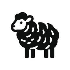 sheep vector silhouette clip art logo design illustration