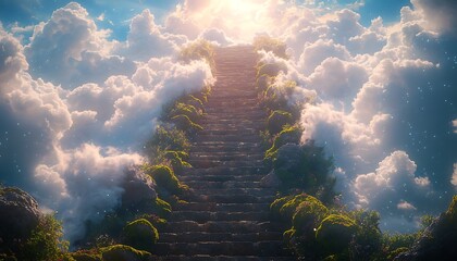 sun rays through the clouds