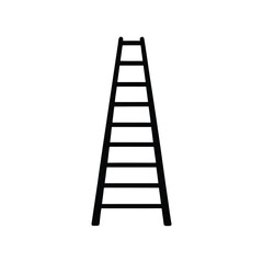Silhouette of a Ladder