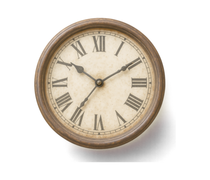 old clock isolated on white isolated on transparent or white background png
