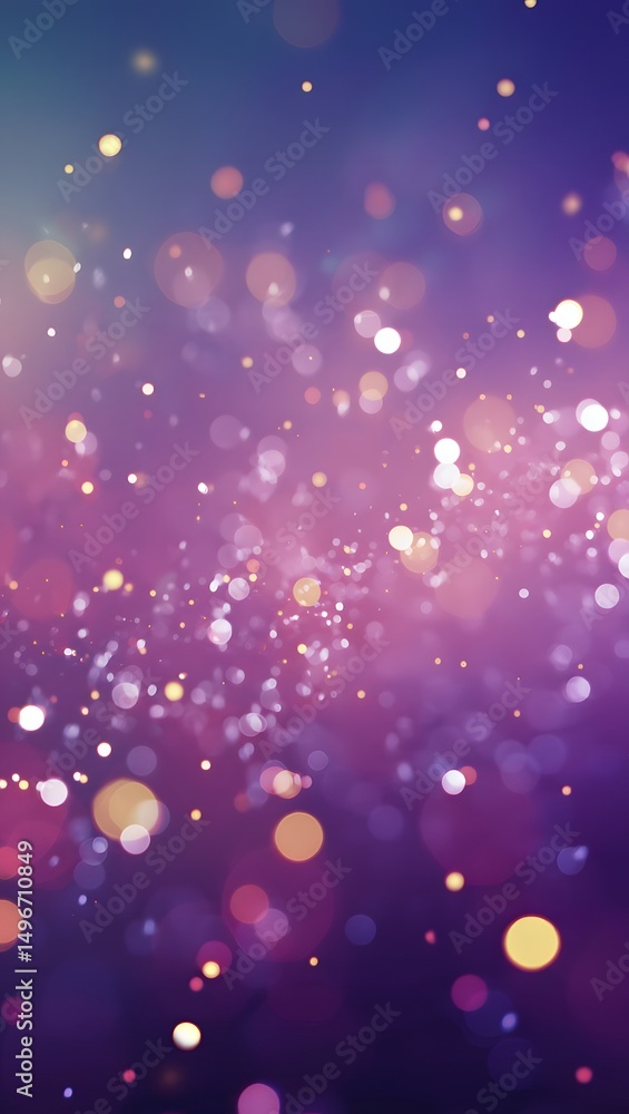 Poster a captivating image of shimmering bokeh lights, creating an atmosphere of elegance, dreaminess, and 