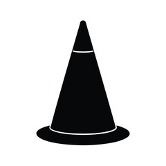 Fototapeta premium Silhouette of a Barrier cone