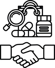 Concept of collaboration and partnership