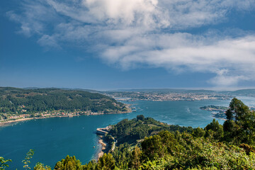 Obraz premium Mirador and Battery of the Bailadora, Ares, Ferrol, La coruña Spain