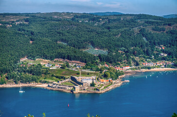 Mirador and Battery of the Bailadora, Ares, Ferrol, La coruña Spain