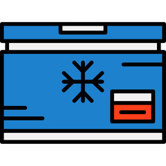 Freezer Vector Filled Style Icon