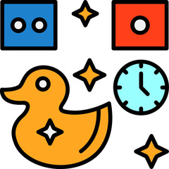 Toys Vector Filled Style Icon