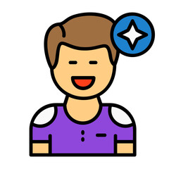 Obraz premium Nostalgia Filled Style Emotion Icon