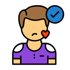 Tolerance Filled Style Emotion Icon